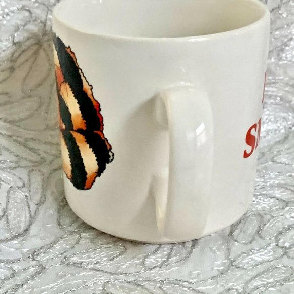 Vintage Coffee Mug Cheshire Cat Keep Smiling - Picture 3 of 10